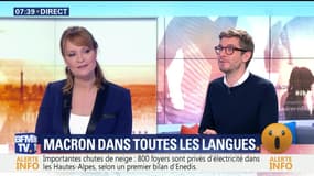 La communication Macron dans toutes les langues