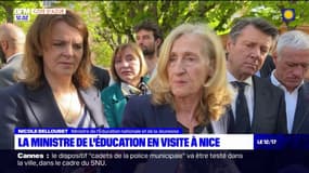 La ministre de l'Éducation nationale en déplacement dans les Alpes-Maritimes