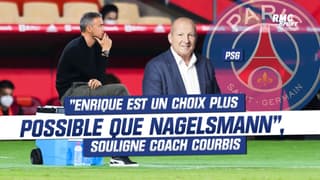 PSG : "Luis Enrique est un choix plus possible que Nagelsmann", souligne Courbis