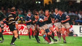 Abdelatif Benazzi en demi-finale de Coupe du monde 1995 face à l'Afrique du Sud à Durban