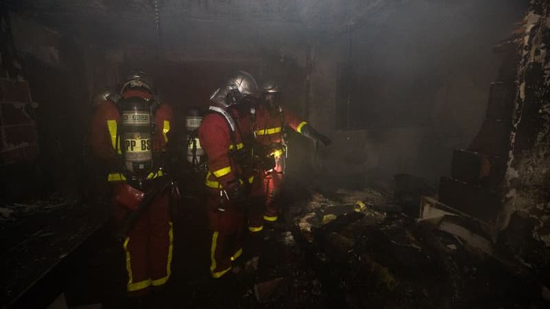 L'incendie a fait 2 blessés graves 