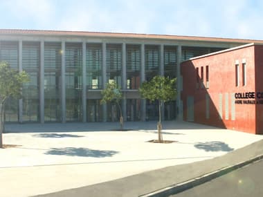 Capture d'une photo Google Street View, datant de 2019, du collège André Malraux, 13e arrondissement de Marseille (Bouches-du-Rhône). 