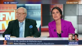 Jean-Marie Le Pen: "Le Rassemblement national est pour l'instant le mieux placé après Macron ou contre le macronisme"