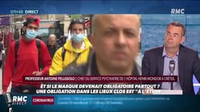 Des médecins appellent au port du masque obligatoire dans tous les lieux publics clos