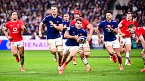 Antoine Dupont lors de France-Pays de Galles, le 31 janvier 2025