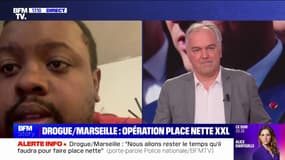 Opération "Place nette" à Marseille: Yakini, un habitant de la Castellane, à Marseille, filme en direct une opération de police de sa fenêtre