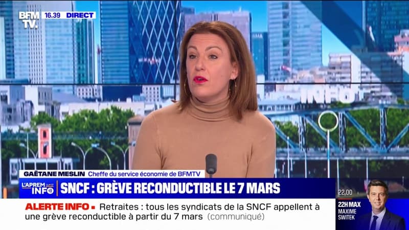 Retraites: tous les syndicats de la SNCF appellent à une grève reconductible à partir du 7 mars