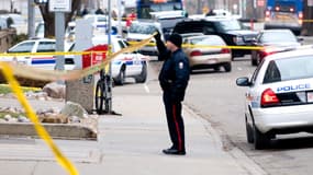 Un officier de police à Edmonton, au Canada. (Photo d'illustration)
