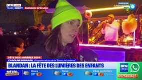 Lyon: le parc Blandan, la Fête des lumières des petits