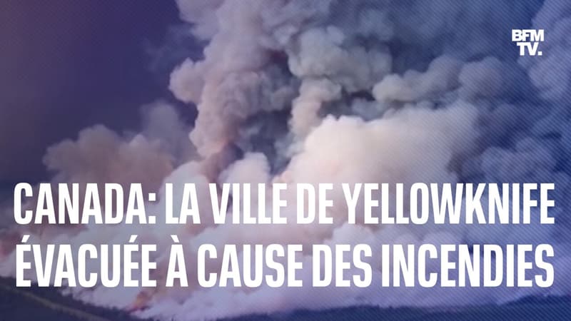 Au Canada, les habitants de Yellowknife ont jusqu'à vendredi midi pour évacuer la ville en raison des feux de forêt qui la menacent