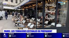 Paris: les terrasses estivales se préparent