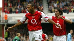 Thierry Henry et Robert Pirès - AFP