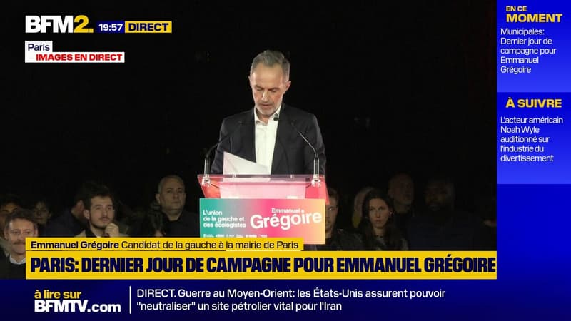 Image pour l'article : "Nous devons nous mobiliser ensemble": Emmanuel Grégoire s'adresse aux électeurs de LFI