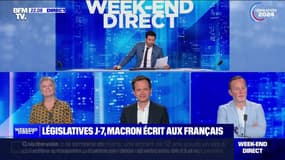 Législatives J-7 : Macron écrit aux Français - 23/06