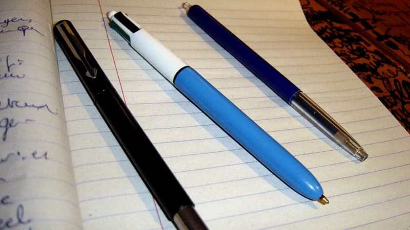 Le stylo quatre couleurs existe depuis 1969