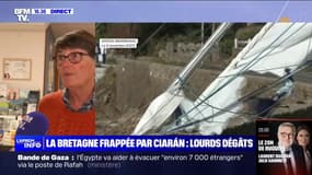 Tempête Ciarán: la maire d'Arzon (Morbihan) déplore "énormément de dégâts" sur le territoire de sa commune
