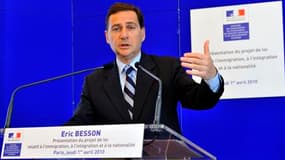 Eric Besson, ministre de l'Immigration