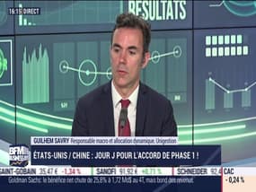 Guilhem Savry (Unigestion): États-Unis/Chine, jour J pour l'accord de phase 1 ! - 15/01