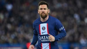 Lionel Messi face à Lens, le 15 avril 2023.