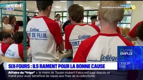 Six-Fours-les-Plages: des collégiens rament pour la bonne cause