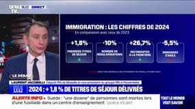 Laurent Jacobelli (RN): "Il devrait y avoir zéro régularisation" des immigrés arrivés illégalement sur le sol français