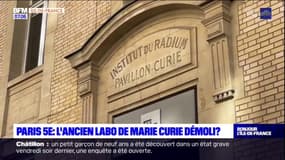 Paris: l'ancien laboratoire de Marie Curie démoli?