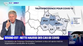 Faut-il s'inquiéter de la hausse de cas de Covid-19 dans plusieurs départements du Grand Est ?