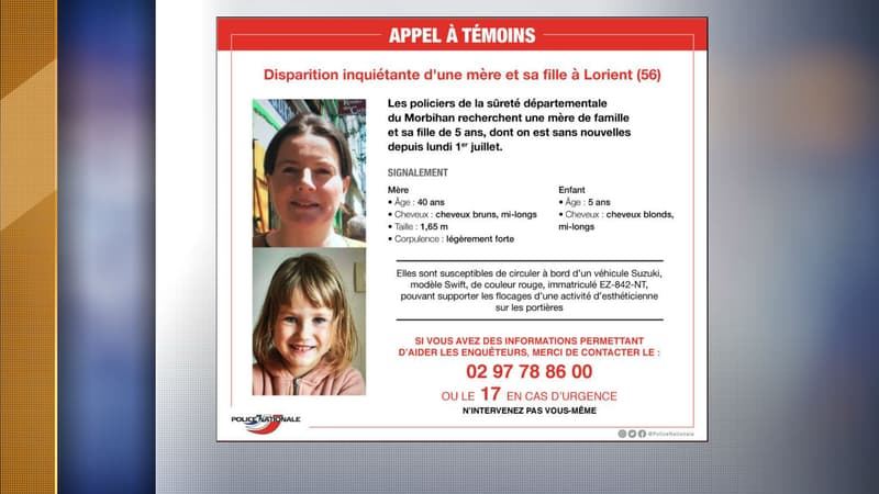 L'appel à témoins lancé par la police national du Morbihan ce jeudi.