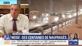 Neige : Selon le préfet, il y a toujours "plusieurs centaines de véhicules bloqués" en Haute-Loire