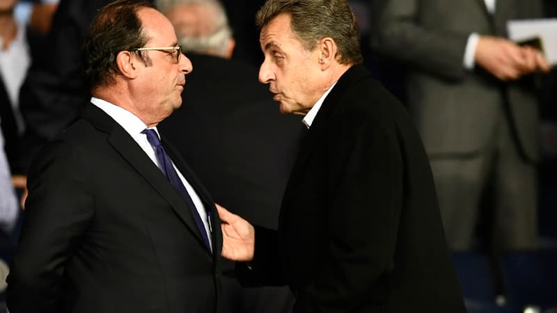 François Hollande et Nicolas Sarkozy 