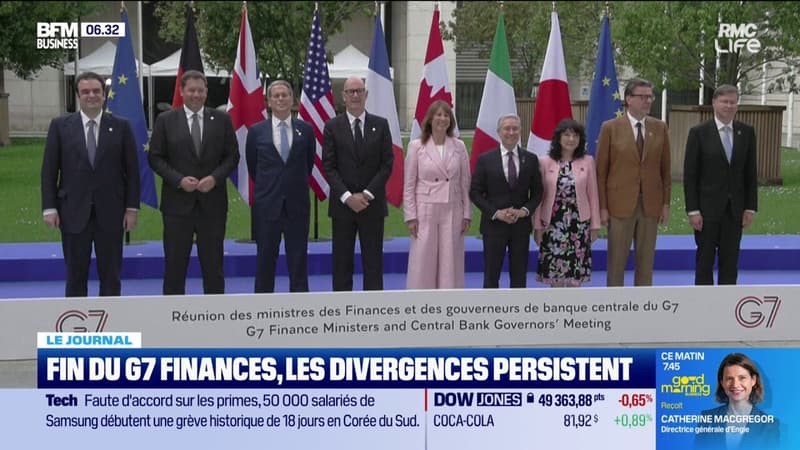 Fin du G7 Finances : les divergences persistent