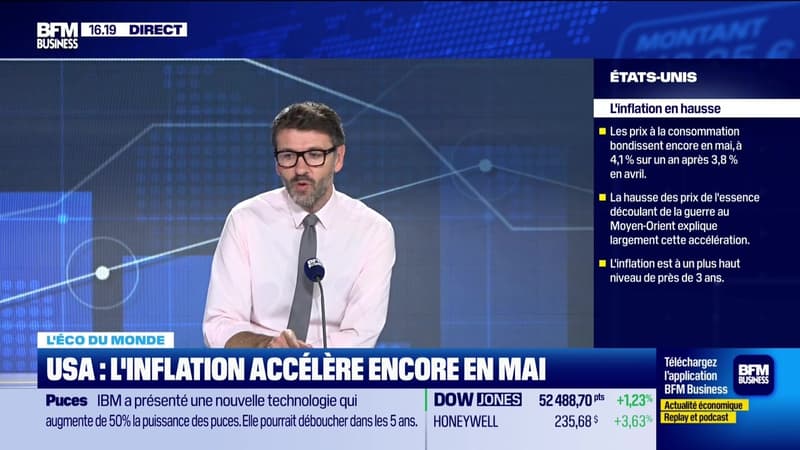 L'éco du monde : Indicateur du jour, l'inflation (PCE) américaine - 25/06