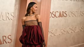 Zoe Saldaña aux Oscars 2025