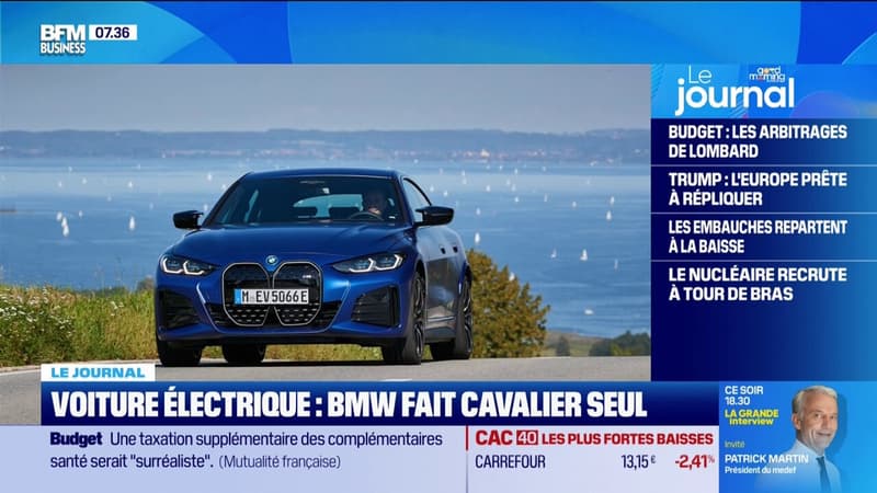 Voiture électrique : BMW fait cavalier seul