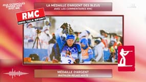 JO Pékin 2022 (biathlon) : La France en argent sur le relais mixte, la course avec les commentaires de RMC