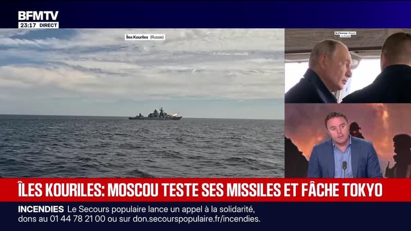 La démonstration de force de Poutine au large du Japon - 21/08