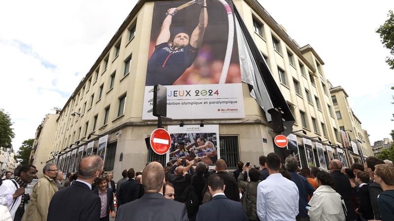 L'affiche de la candidature de Paris 2024