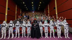 Darth Vader et les Storm Troopers, le 14 juin 2015 à Shanghai.