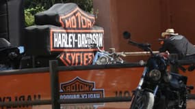 Les passionnés d'Harley-Davidson sont présents à Port-Grimaud.