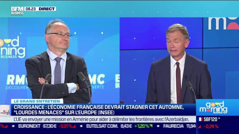Jean-Luc Tavernier (Insee) : L'économie française devrait stagner cet automne - 07/10