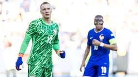 Lukasz Skorupski lors de France-Pologne, le 25 juin 2024 à l'Euro