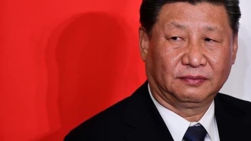 Le président chinois Xi Jinping, à Rome, le 23 mars 2019