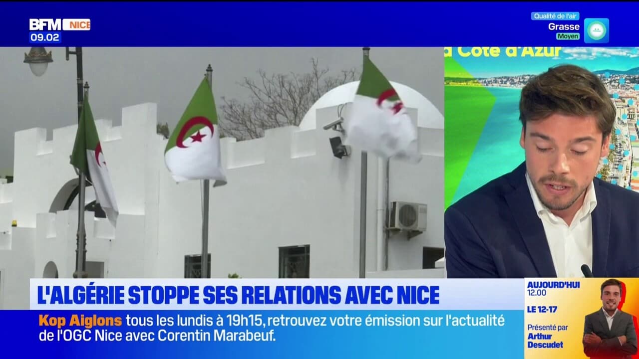 L'Algérie stoppe ses relations consulaires avec la ville de Nice