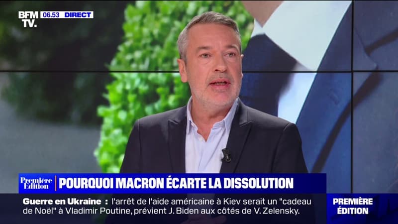 Pourquoi Emmanuel Macron écarte la dissolution de l'Assemblée nationale
