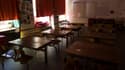 Une classe vide dans une école de Mulhouse, en Alsace, le 18 mai 2020