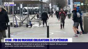 Lyon : fin du masque obligatoire à l'extérieur