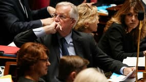 Michel Barnier à l'Assemblée nationale le 9 octobre 2024 