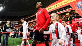 Victor Osimhen du Losc face au PSG