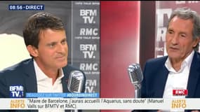 La "très grande émotion" de Manuel Valls lors de son interview face à Jean-Jacques Bourdin 