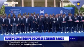 Coupe du monde de rugby: l'équipe d'Ecosse s'est installée à Nice 